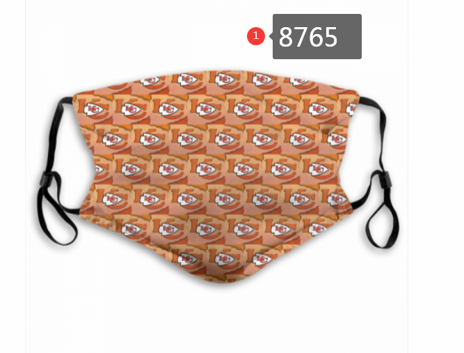 2020 Kansas City Chiefs 2243 Dust mask with filter->nfl dust mask->Sports Accessory